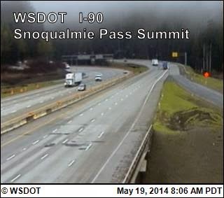 Slow Downs On Snoqualmie Pass This Week