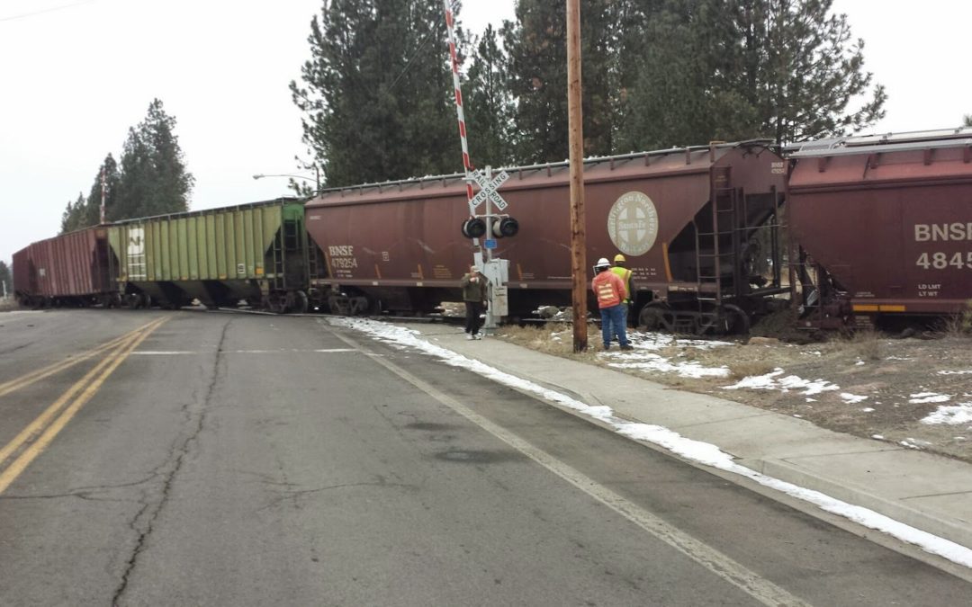 Derailed Train Continues to Block Traffic