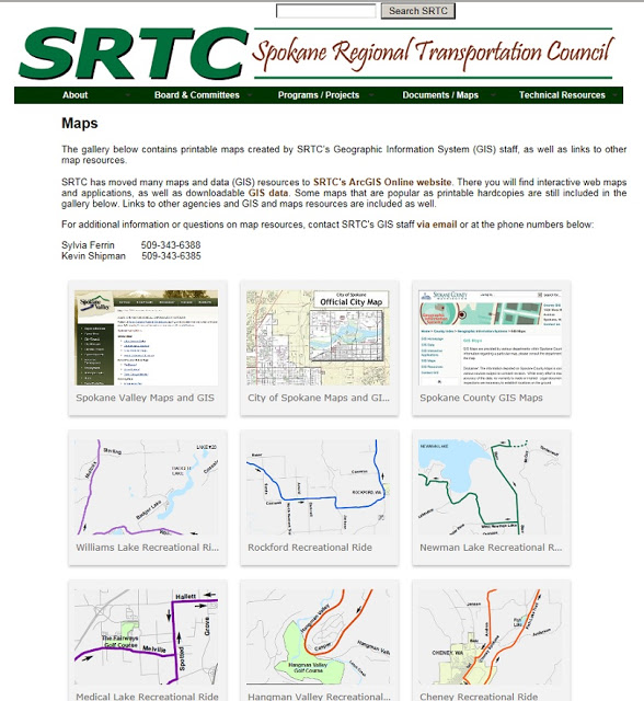 New and Improved SRTC Maps Website Page