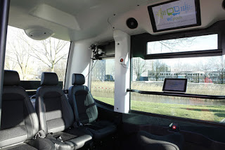 Driverless Bus On the Road in the Netherlands